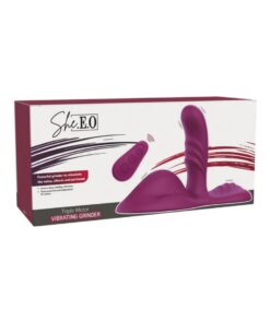 Vibrator cu triplu motor si functie de masaj She.EO
