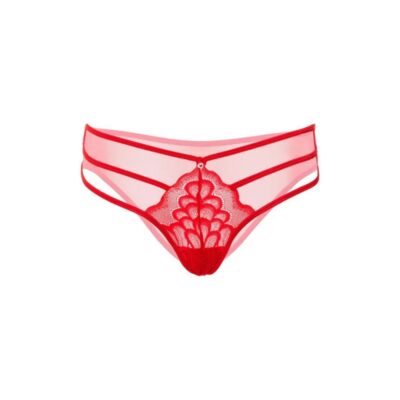 sur rosu sexy dantela burete