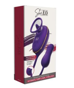 Pompa clitoridiana pentru simulare orala si stimulator anal