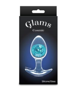 Buttplug Cosmic Glams Mediu Albastru