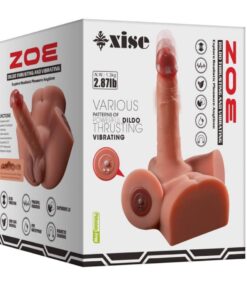 Masturbator Zoe cu Dildo Realistic 3 Viteze de Vibratie