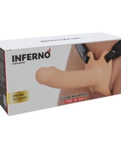 Strapon cu vibratii Hollow de la Inferno