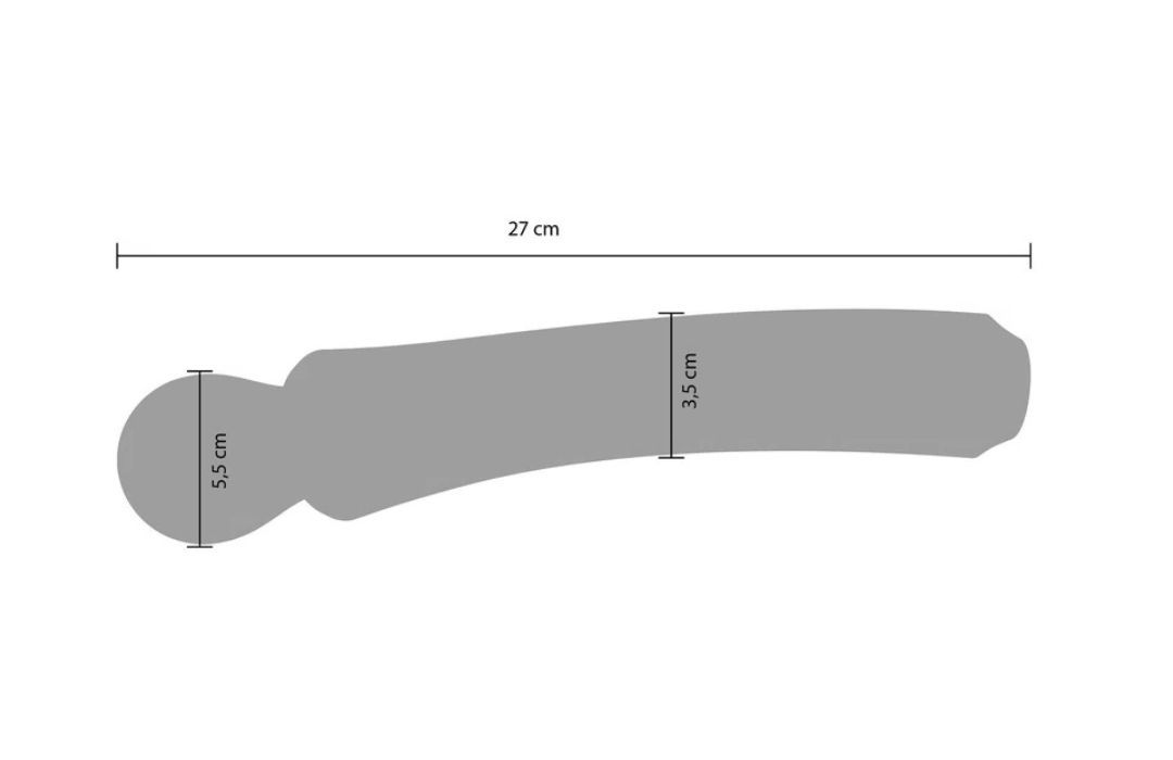 Vibrator pentru masaj The Curved Wand