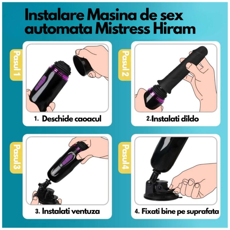 Masina de sex automata Mistress Hiram