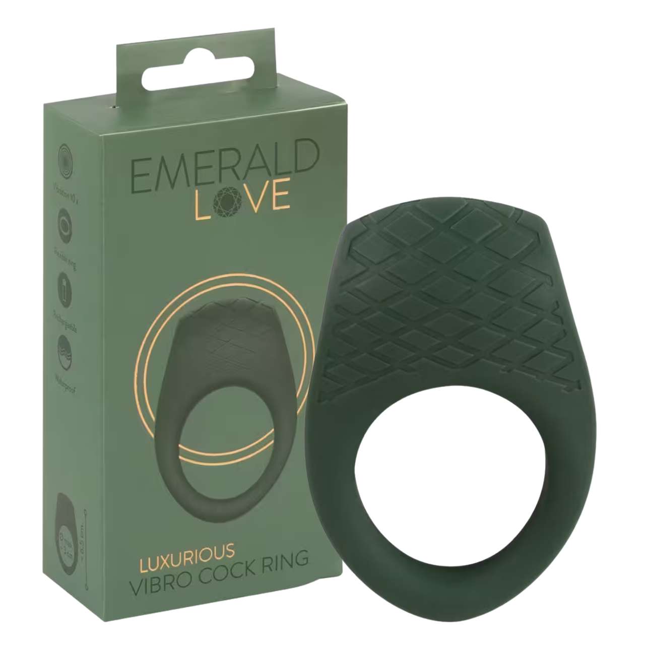 Set Inel Vibrant Emerald Love si Ulei Roll On Stimulent Erectie