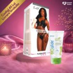 Set Masturbator Fleshlight Nicole Kitt si Lubrifiant pe Baza de Apa