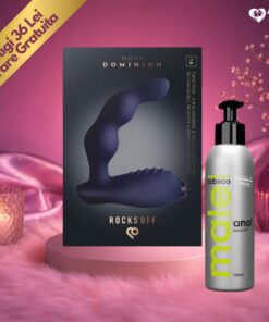 Set Stimulator Prostata SNOVA si Lubrifiant Anal Male