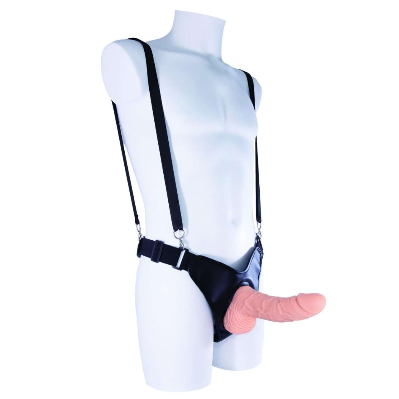 Strap On cu ham PU 16 cm - imagine 2