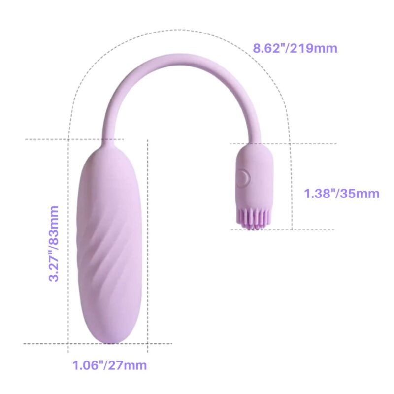 Vibrator Svakom Plume dubla stimulare