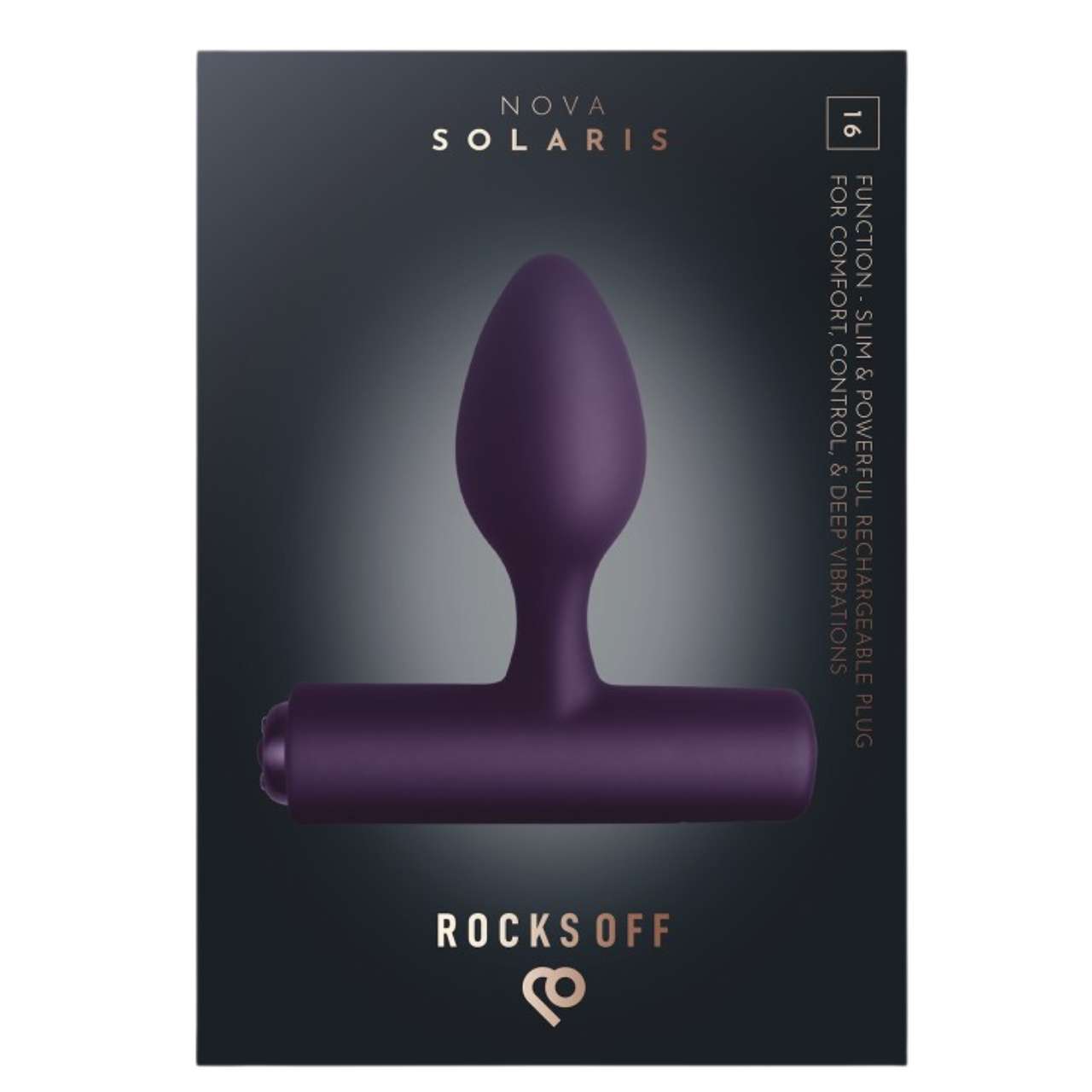 Butt Plug Nova cu Vibratii