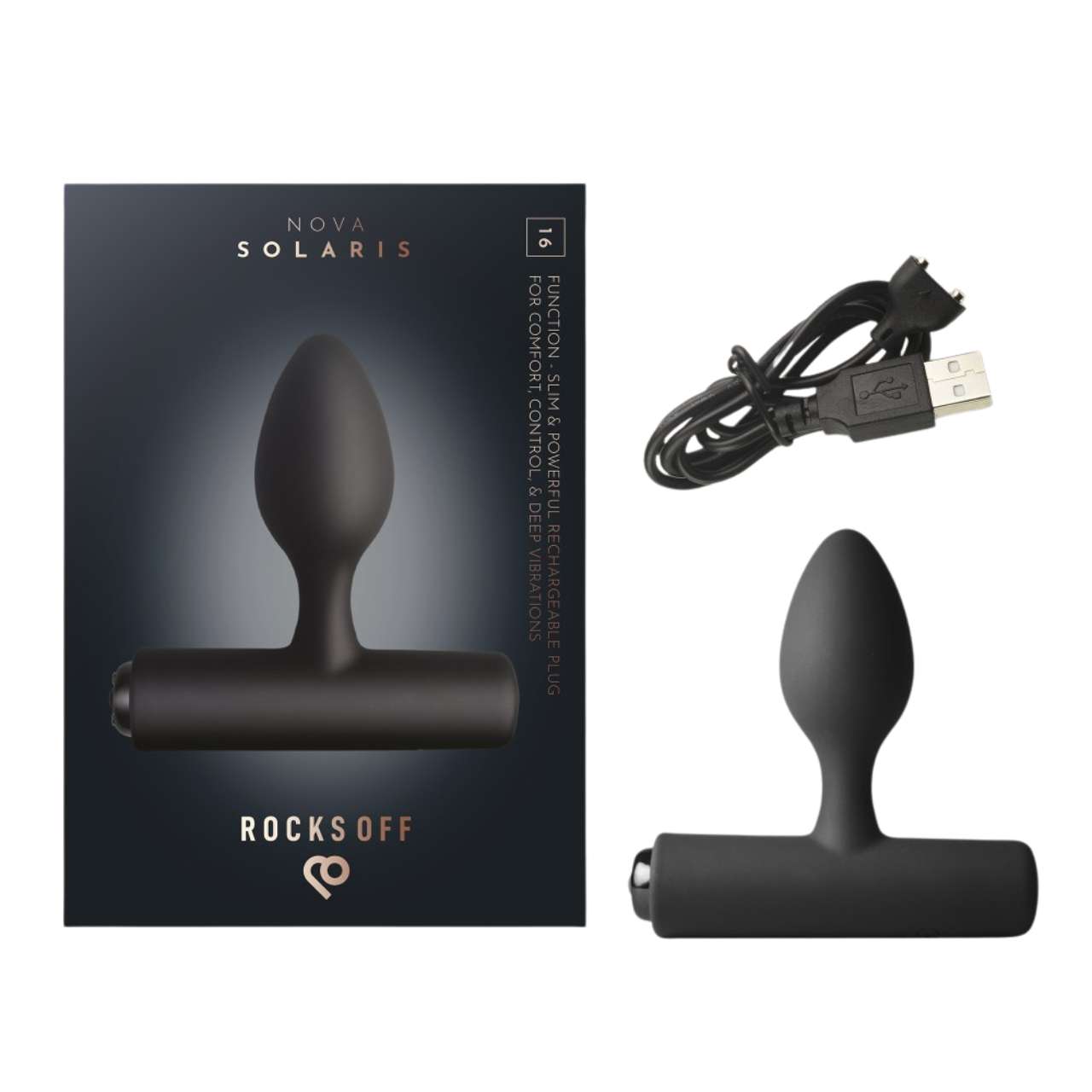 Butt Plug Nova cu Vibratii