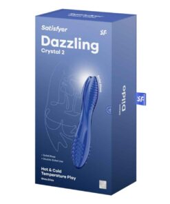 Dildo Albastru din Sticla