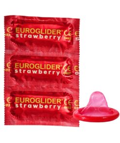 Prezervative Euroglider Capsune 1 Buc