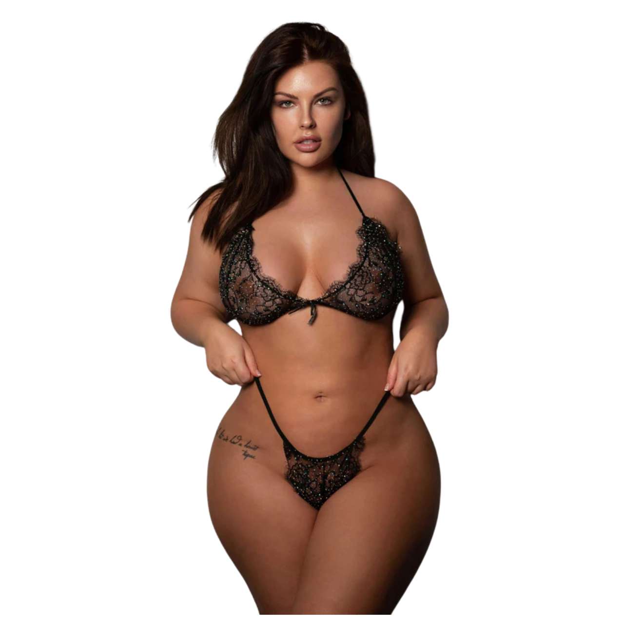 Set Sutien Portjartier si G-string