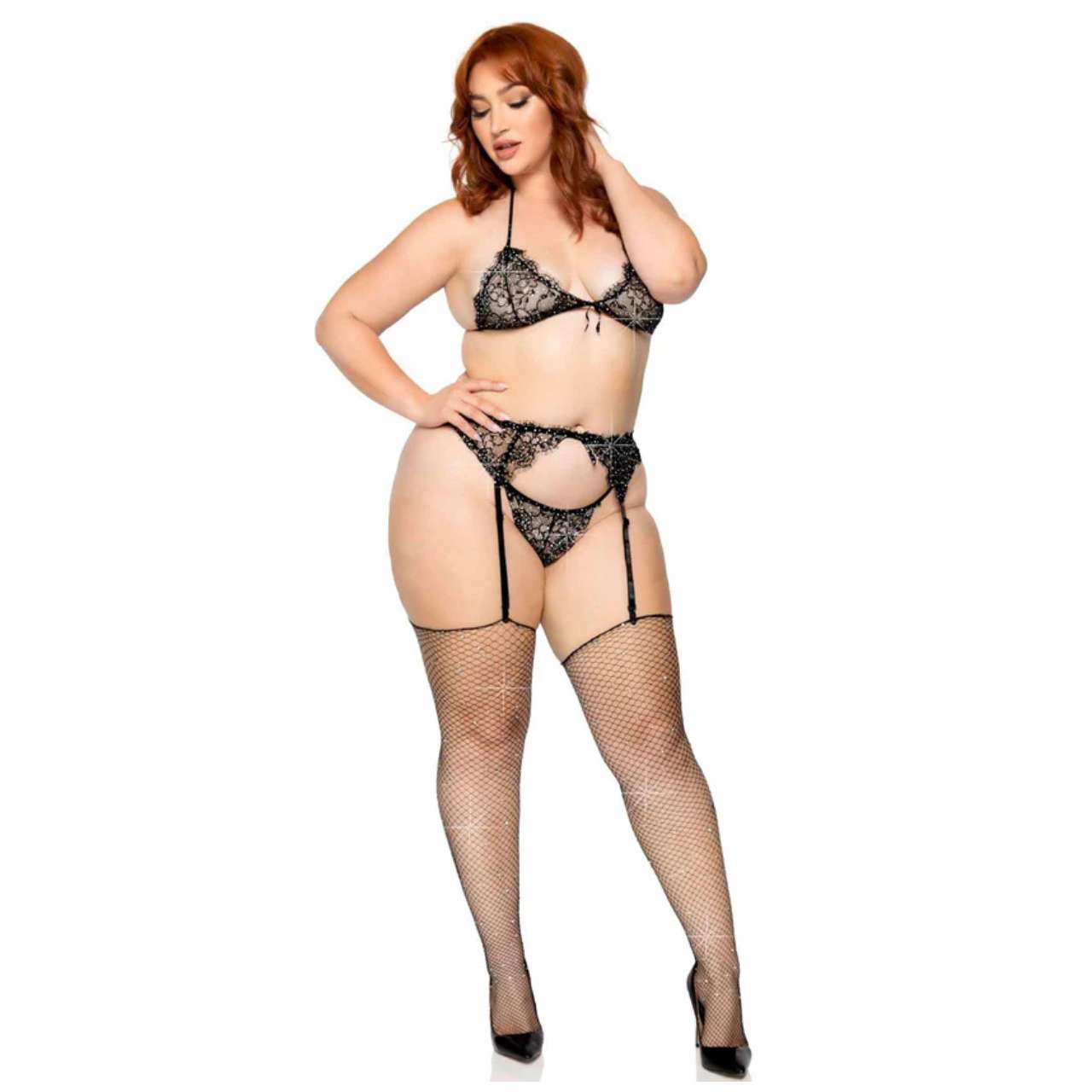 Set Sutien Portjartier si G-string