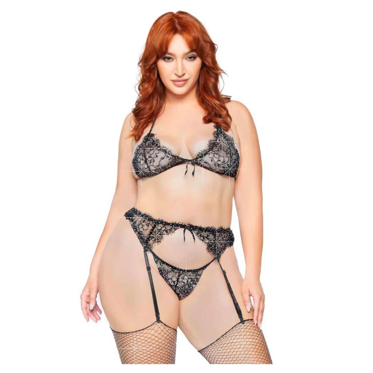 Set Sutien Portjartier si G-string