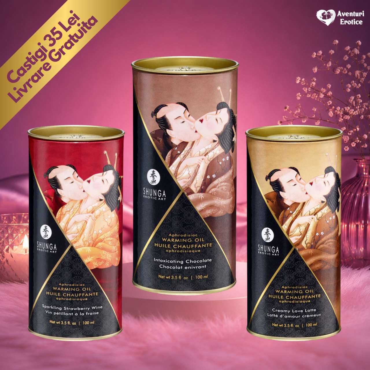 Set de Uleiuri Afrodiziace Shunga