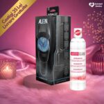 Setul Masturbator Fleshlight Alien si Lubrifiant Waterglide