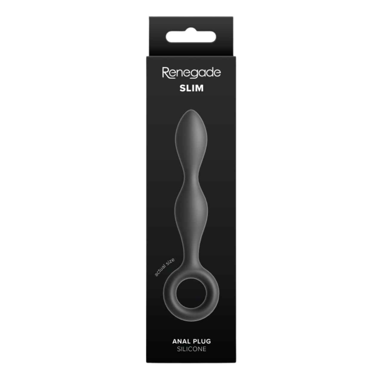 Butt Plug Negru Subtire