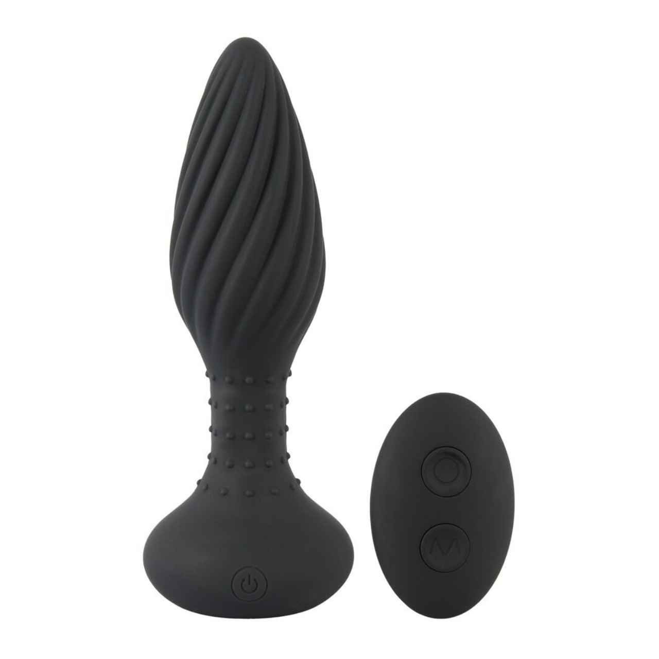 Butt Plug cu Vibratii Rotatii si Telecomanda