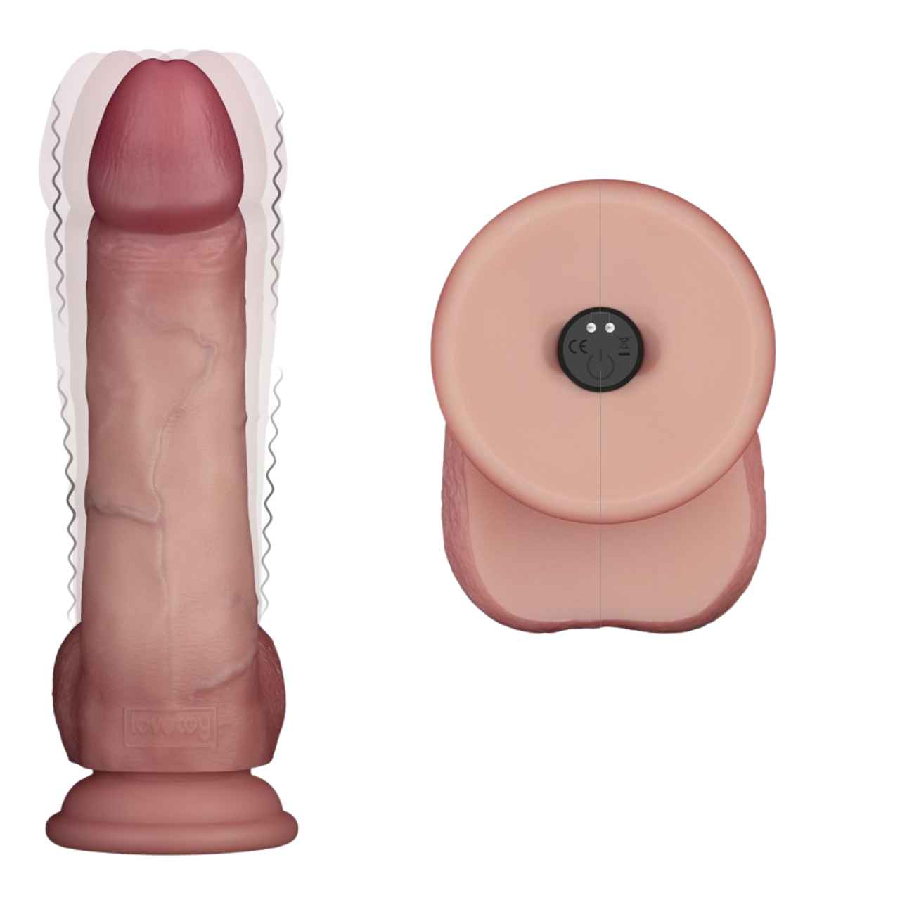 Dildo Realist Vibrant 20 cm - imagine 5