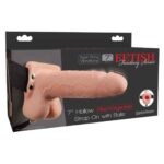 Strap On cu Vibratii 18 cm