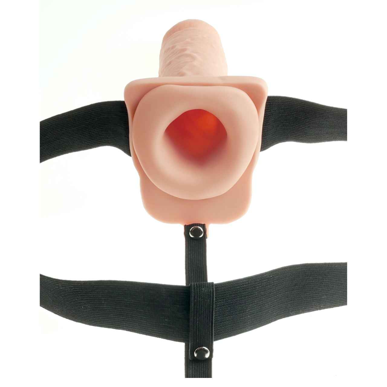 Strap On cu Vibratii 18 cm - imagine 4